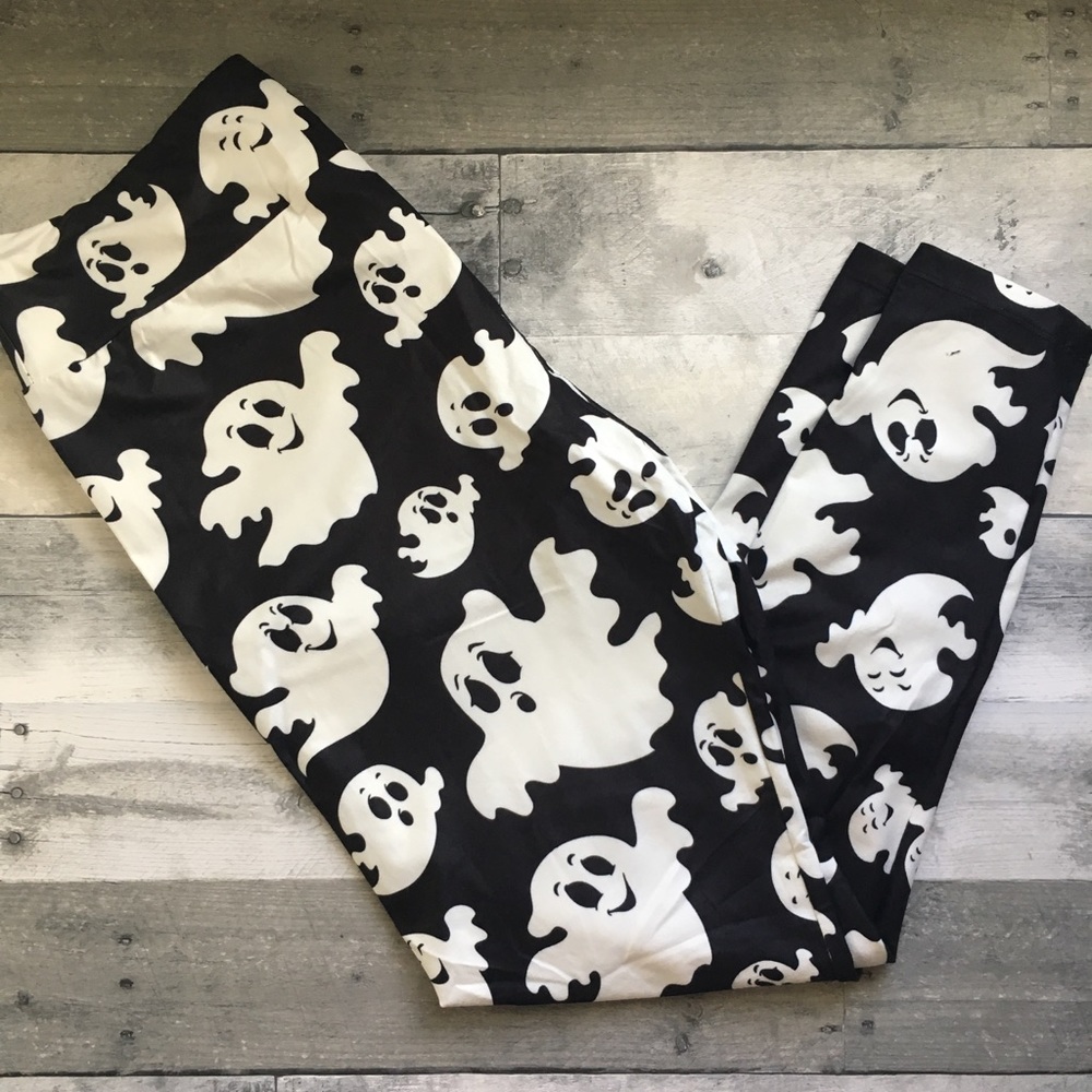 Silly Ghost Halloween Leggings